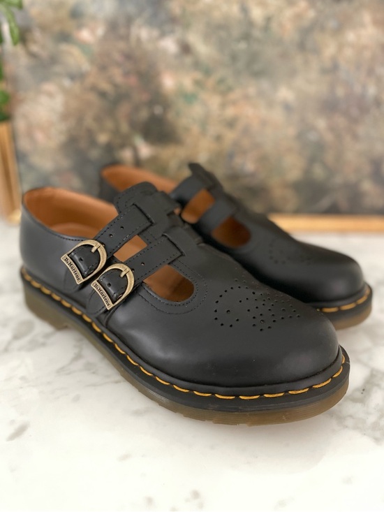 Dr. Martens Shoes - Dr Marten Mary Jane 8065 Black Smooth Leather Size 9